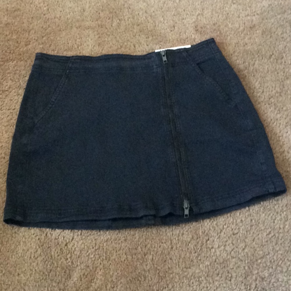 American Eagle Denim Black Skirt